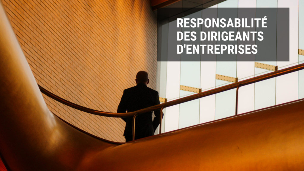 responsabilité dirigeant